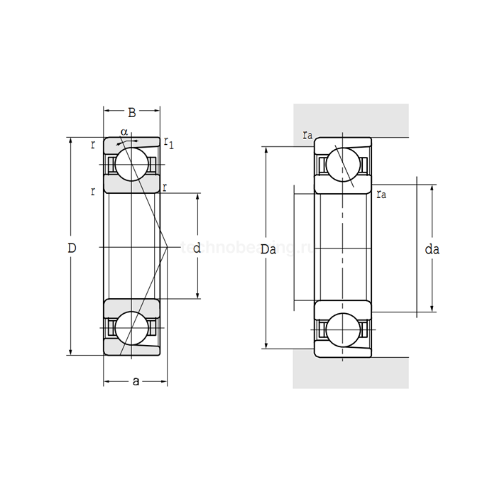 Подшипник 7305BM ZWZ