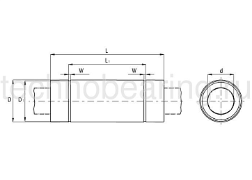 Подшипник KB4080PP NBS