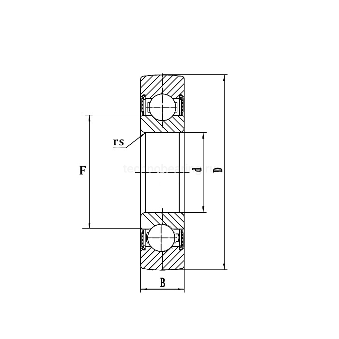 Опорный ролик LR201NPP NBS