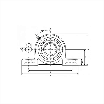 Подшипниковый узел UKP210 FKD