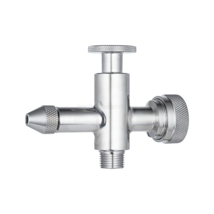 Нижний кран уровнемера с пробоотборником DN15 (трубка 20мм), нерж. 304, TL015LTLS TITAN LOCK