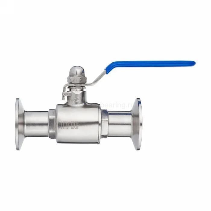 Пищевой шаровый кран полнопроходной типа "clamp-clamp", DN100 нерж. 304, TL100SBV-CL TITAN LOCK