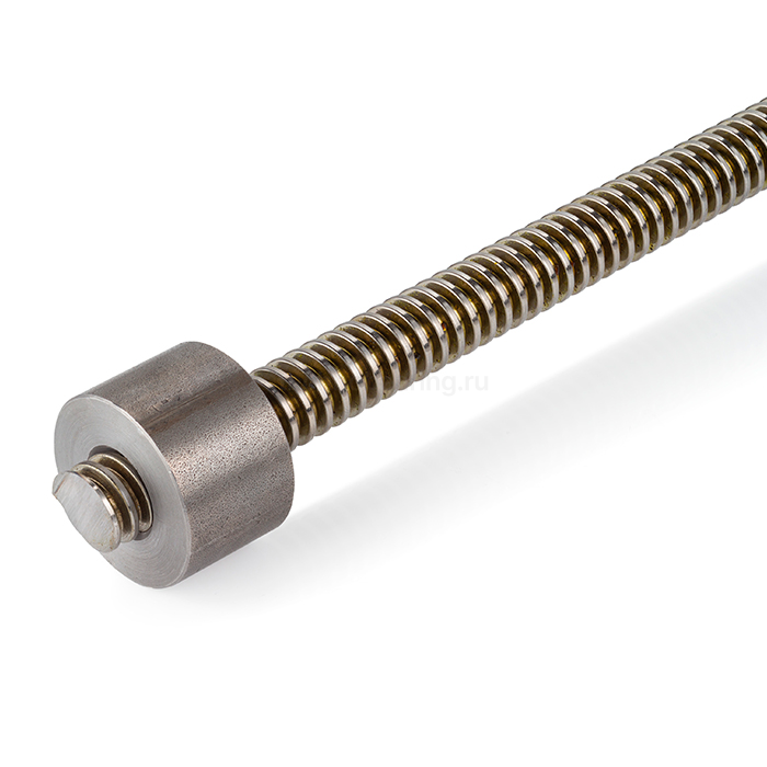 Винт трапециевидный d=25 мм, шаг резьбы 5 мм (прав. резьба), TR 25-5-D ISKRA