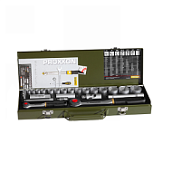 Автомобильный набор торцевых ключей 1/2" + 1/4", 27  поз. 23020 Proxxon