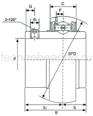 Подшипник UCX11 ISB