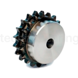 Звездочка под расточку со ступицей c калеными зубьями для цепи 08B-2, Z=038, 1/2X5/16" (PHS08B-2BH38) PD09T38 ISKRA