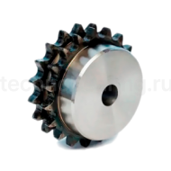 Звездочка под расточку со ступицей c калеными зубьями для цепи 08B-2, Z=038, 1/2X5/16" (PHS08B-2BH38) PD09T38 ISKRA