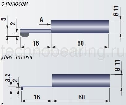 Измерительная головка SB60/10 с полозом и без полоза TESA