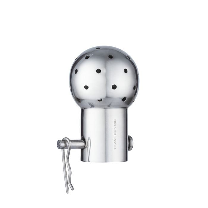 Моющая головка 360 град. под шплинт, DN22, D шара 40 мм, нерж. 304, TL40/22WHCP TITAN LOCK — детальное фото 0