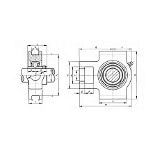 Подшипниковый узел UCT212