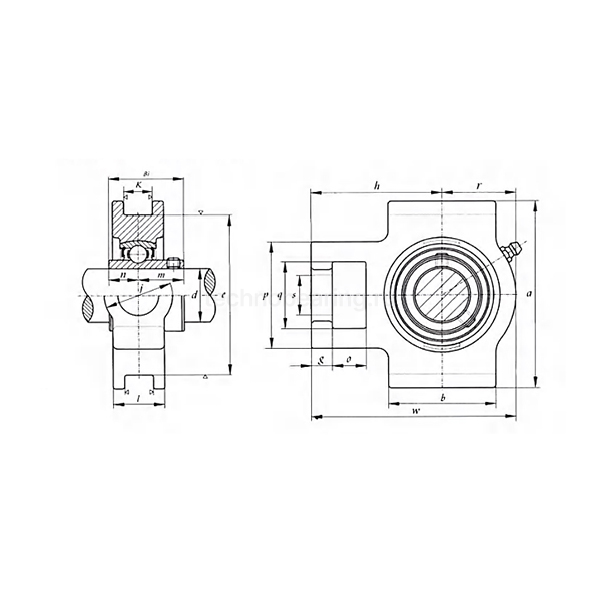 Подшипниковый узел UCT212
