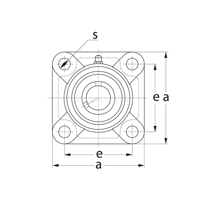 Подшипниковый узел UKF210+H2310 FKD