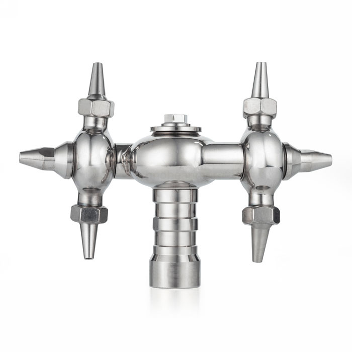 Моющая головка струйная ротационная (S-образная), DN25, резьба 1-1/2, нерж.304, TL25WHRS-G1.1/2 TITAN LOCK