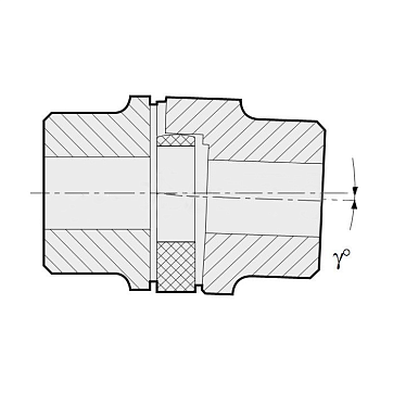 Упругий элемент типа паук желтый EG42055 ISKRA