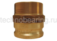 3in Соединение типа F ниппель, наружная. резьба BSP (латунь) 300FBRB DIXON