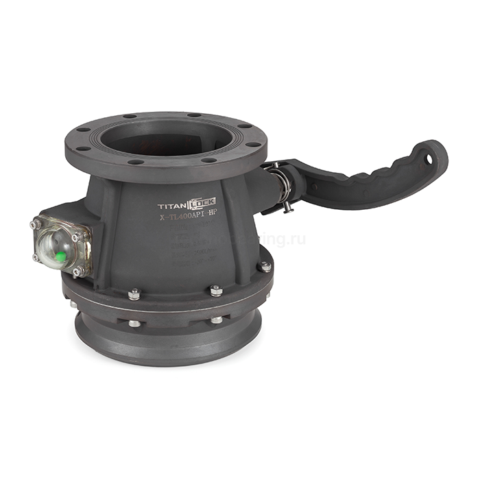 Адаптер API, с рукояткой, со смотровым стеклом, алюминий, 4in, TL400API-HP TITAN LOCK — детальное фото 0