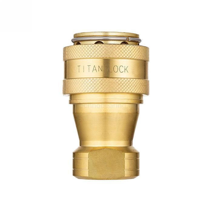 БРС серия B, ISO 7241-B, розетка, латунь, 3/4in TL6BF-B TITAN LOCK