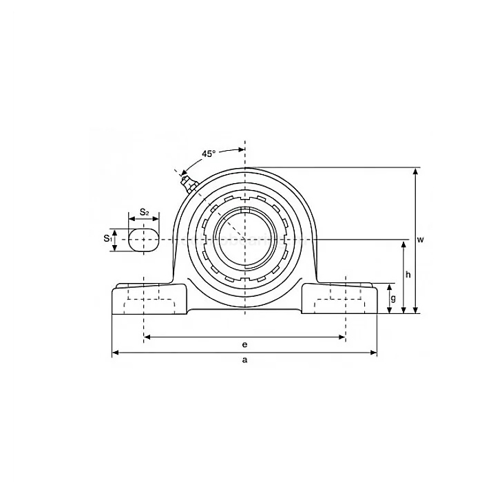 Подшипниковый узел UKP218+H2318 FKD
