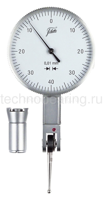 Рычажный индикатор часового типа 0 - 0.8 мм, 0.01 мм Filetta