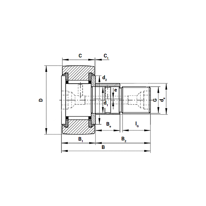 Опорный ролик KRE16PP TECHNIX