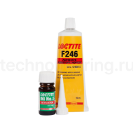 Клей структурный универсальный (быстрая полимеризация с активатором INI 5) - набор, 50 мл, AA F246/INI5 Loctite