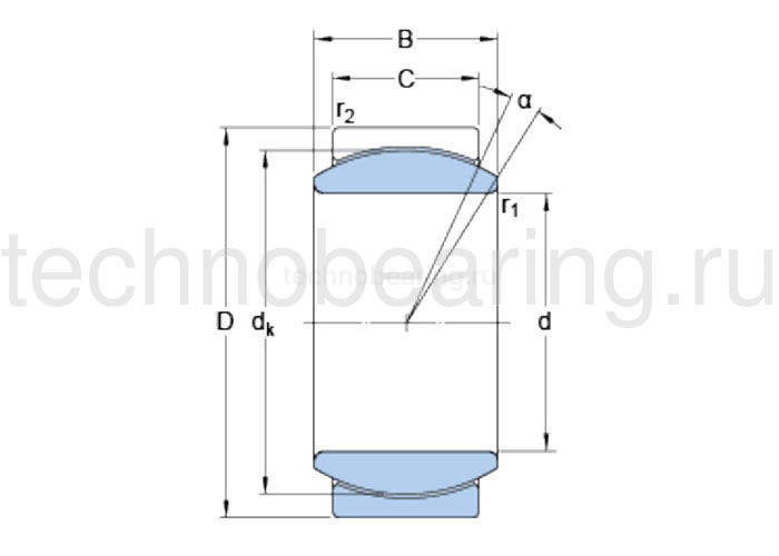 Подшипник GE15 C SKF