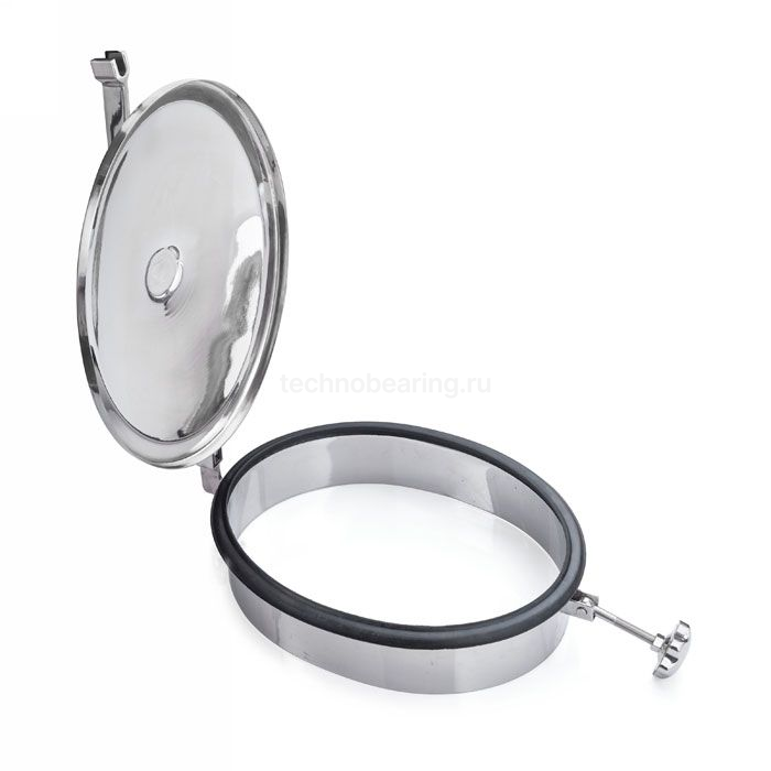 Люк овальный нерж.304, 530x430 мм TLTO53X43S TITAN LOCK — детальное фото 1