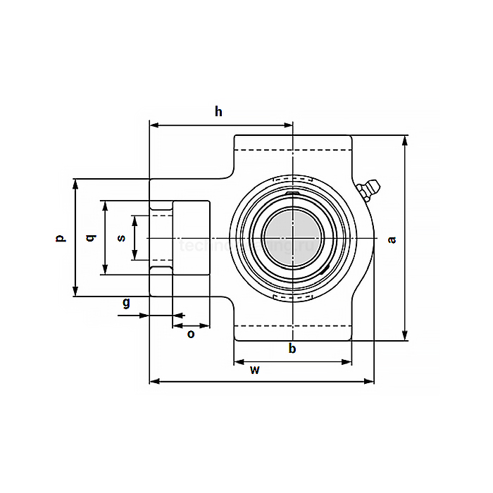 Подшипниковый узел UCT207 ISKRA