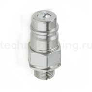 БРС серия M, ISO 5675, ниппель с метрической нар. резьбой, оцинк. сталь, 1/2 in TL4M-PM/18X1.5 TITAN LOCK