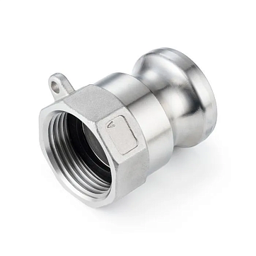 Камлок нержавеющий тип A ниппель, внутр. резьба BSP 2 1/2", AISI316, TL250ASS316 TITAN LOCK