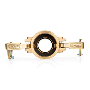 Камлок латунный тип B розетка, наруж. резьба BSP 2 1/2", TL250BBR TITAN LOCK