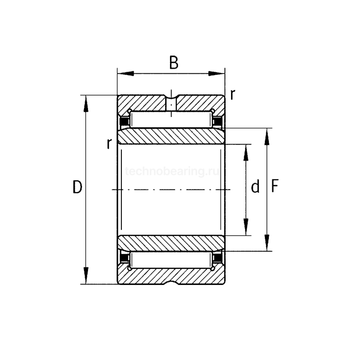 Подшипник NA6905 NBS
