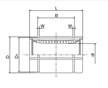 Линейный подшипник LME50-UU-AJ ISKRA