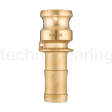 Камлок латунный тип E, ниппель с хвостовиком 1 1/2", TL150EBR TITAN LOCK