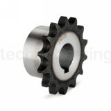 Звездочка с готовым отверстием d=25 со ступицей для цепи: 06B-1, 3/8" x 7/32", Z=20 05SB520 ISKRA