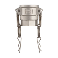 Камлок нержавеющий тип D розетка, внутр. резьба BSP 2 1/2", AISI304, TL250DSS TITAN LOCK — сопутствующий товар