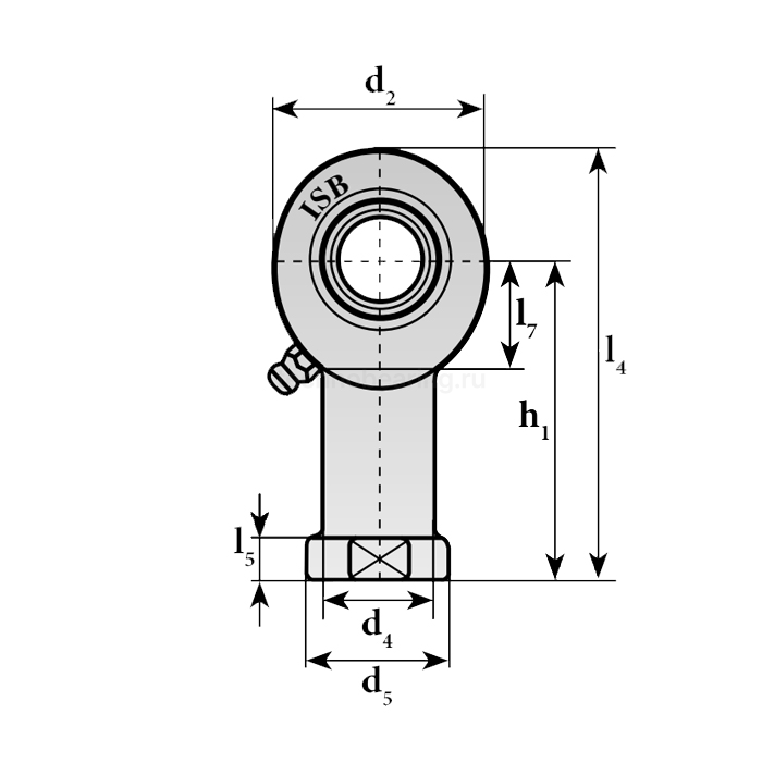 Шарнирный наконечник SI10E ISB