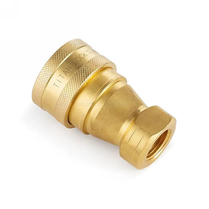 БРС серия B, ISO 7241-B, розетка, латунь, 3/8in TL3BF-B TITAN LOCK