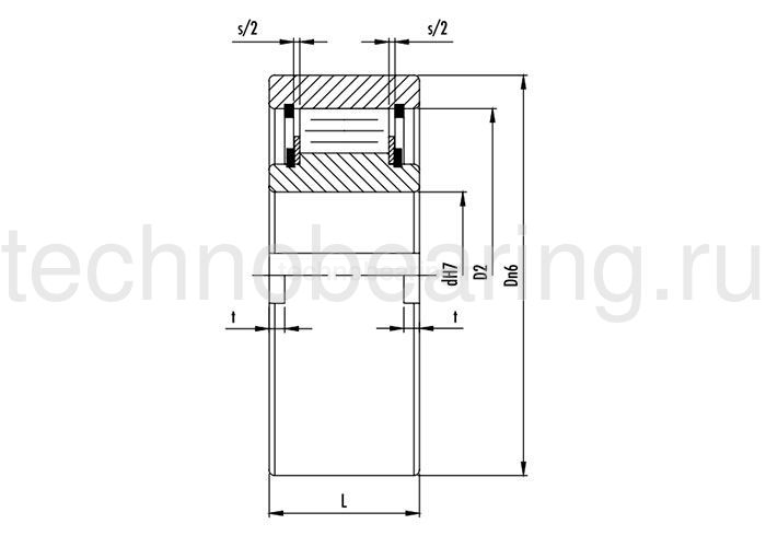 Обгонная муфта USNU17 (ASNU17) CTS