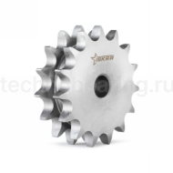 Звездочка двойная для однорядных цепей: 08B-1,Z=12,1/2"x5/16"DS09012(PHS08B-1DSA12) ISKRA