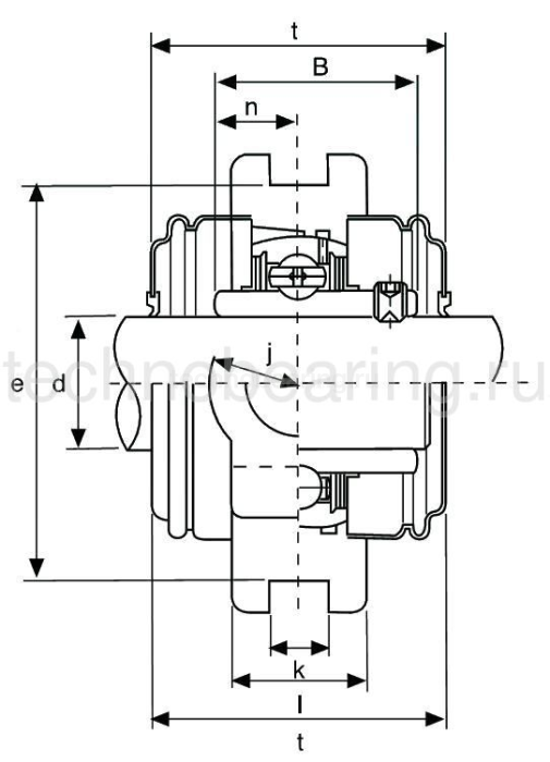 Подшипниковый узел UCT204 ISB EcoLine