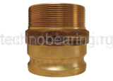 4in Соединение типа F ниппель, наружная. резьба BSP (латунь) 400FBRB DIXON