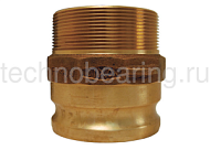 3in Соединение типа F ниппель, наружная. резьба BSP (латунь) 300FBRB DIXON