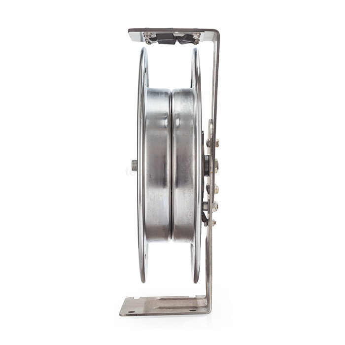 Барабан с инерционным механизмом, нерж. сталь, для мойки TLREEL TITAN LOCK