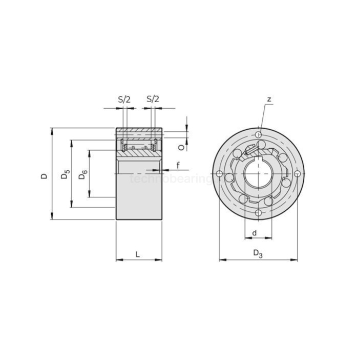 Обгонная муфта AA40 ISKRA — детальное фото 1