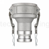 Камлок нержавеющий тип DА (переходник розетка 4" х ниппель 2"), TL4020DASS TITAN LOCK