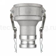 Камлок нержавеющий тип DА (переходник розетка 4" х ниппель 2"), TL4020DASS TITAN LOCK