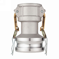 Камлок алюминиевый тип DА (переходник розетка 3" х ниппель 4"), TL3040DAAL TITAN LOCK