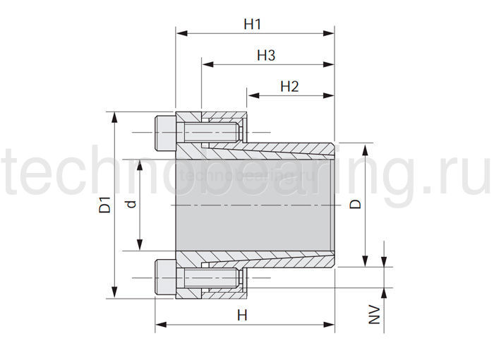Зажимная втулка KLCX048 Sati