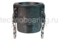 0,75in Соединение типа D розетка, внутр. резьба NPT (полипроп.) 75DPPN DIXON